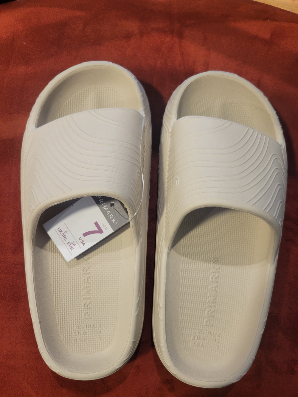 Primark Cream Slide Sandals